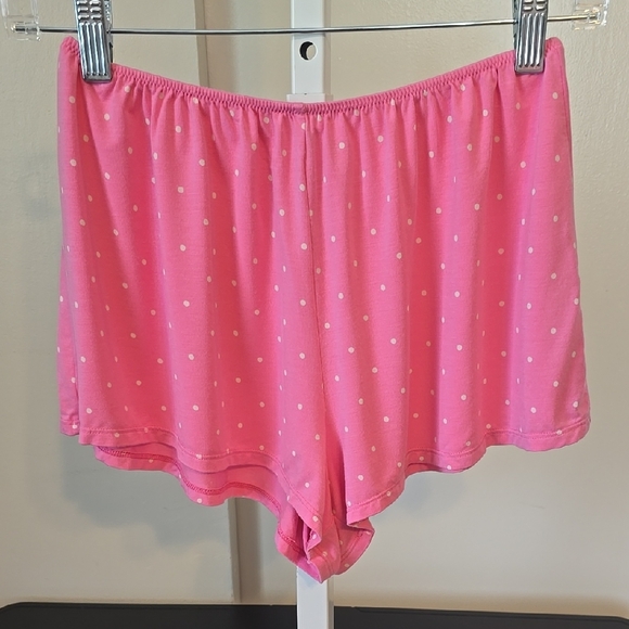 VS Heavenly XS Pink Polka Dot Women's Sleepwear Set - Picture 6 of 8